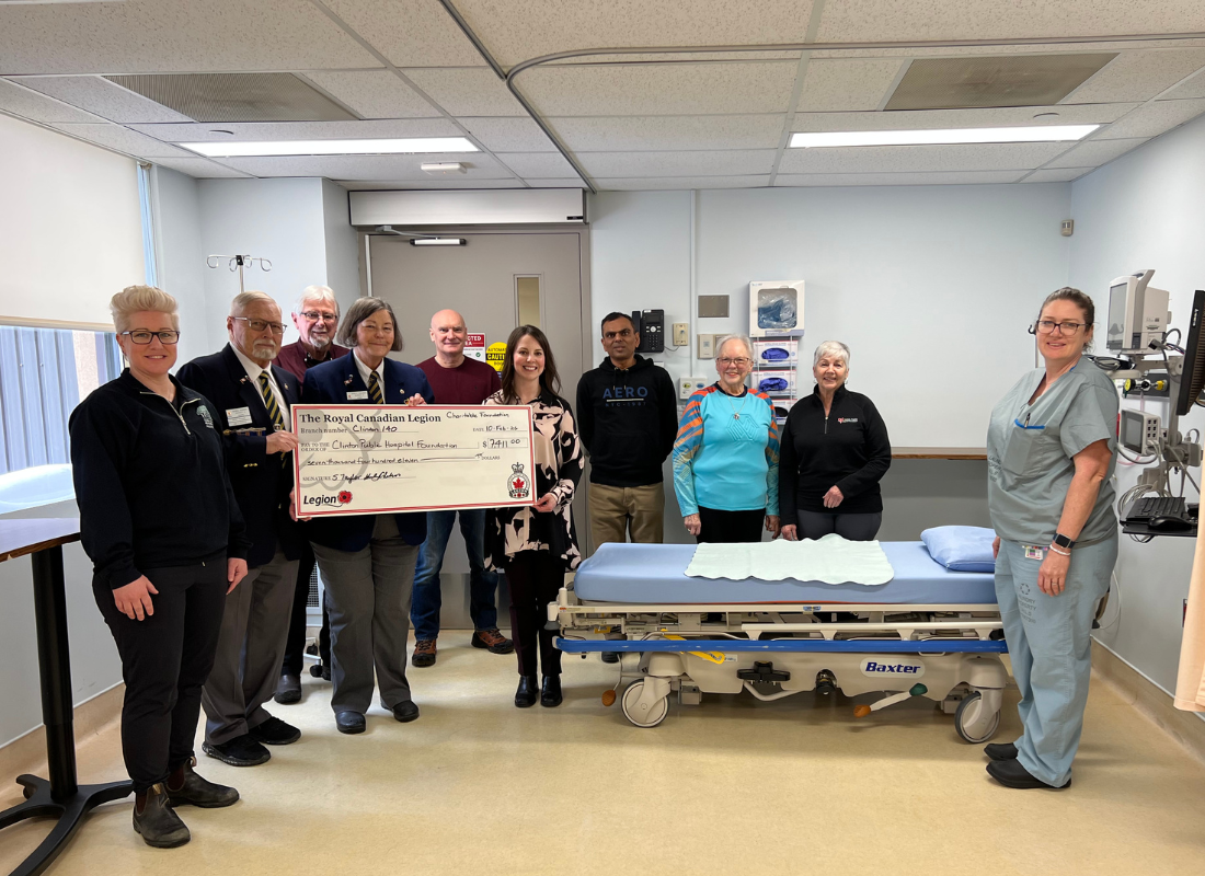 Honouring Community Support: Thank You to the Royal Canadian Legion